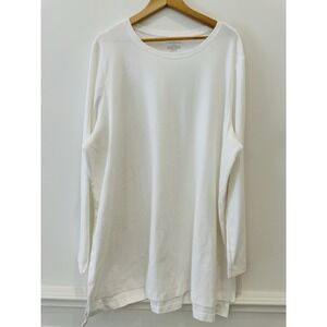 Lane Bryant Women's White Classic Long Sleeve White Tee Size 26/28 Blouse